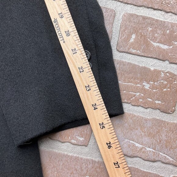 Evan Picone Blazer Men 44R Black Camel Hair 2 Button Classic Career Jacket - Picture 6 of 14